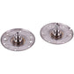 Drum Flange (Support) for Vertical Washing Machine Candy (2 pcs, stainless steel, 43010535 + 46007431)