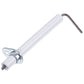 Ignition and Ionization Electrode for Gas-Fired Water Heater Compatible with Baxi Eco 3 Compact/4S/Four, Westen Energy/Pulsar 8422570