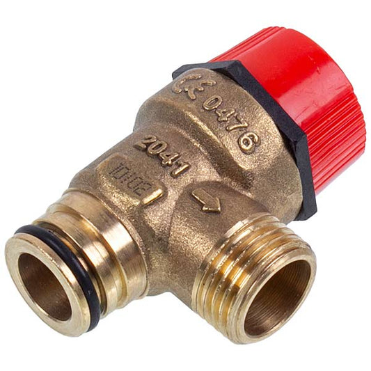 Gas-fired Boiler Safety Valve 3 bar Compatible with Baxi Main Four/5/Fourtech, Westen Pulsar/Quasar 710071200