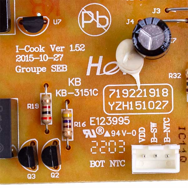 Power Supply Board for Multicooker Moulinex SS-204333