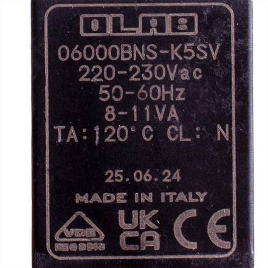 Electromagnetic valve for steam generator Tefal SS-1810002488 06000BNS-K5SV 220-230V 8-11VA