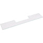 Shelf above vegetable drawer for refrigerator Whirlpool C00523381 (glass) 610x108mm