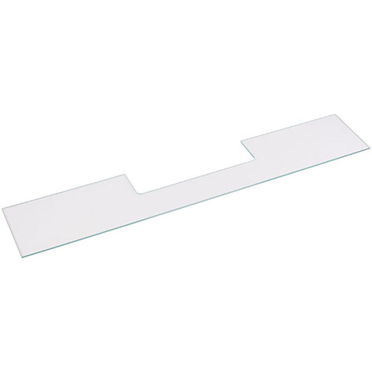 Shelf above vegetable drawer for refrigerator Whirlpool C00523381 (glass) 610x108mm