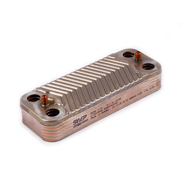 DHW Plate Heat Exchanger Swep (14 plates) for Gas Boiler Compatible with Immergas Eolo/Nike Mini 3E 3.021692