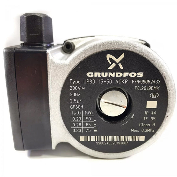 Circulation Pump Assembly Grundfоs UPSO 15-50 75 W for Gas Boiler Demrad Aden, Atron, Kalisto D003200022