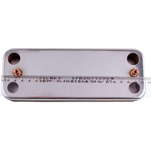 DHW Plate Heat Exchanger (12 plates) for Gas Boiler Fondital Minocra, Nova Florida Nibir 6SCAMPIA07