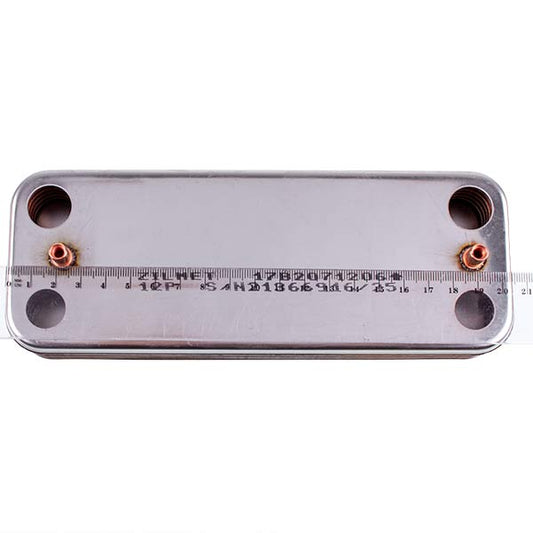 DHW Plate Heat Exchanger (12 plates) for Gas Boiler Fondital Minocra, Nova Florida Nibir 6SCAMPIA07