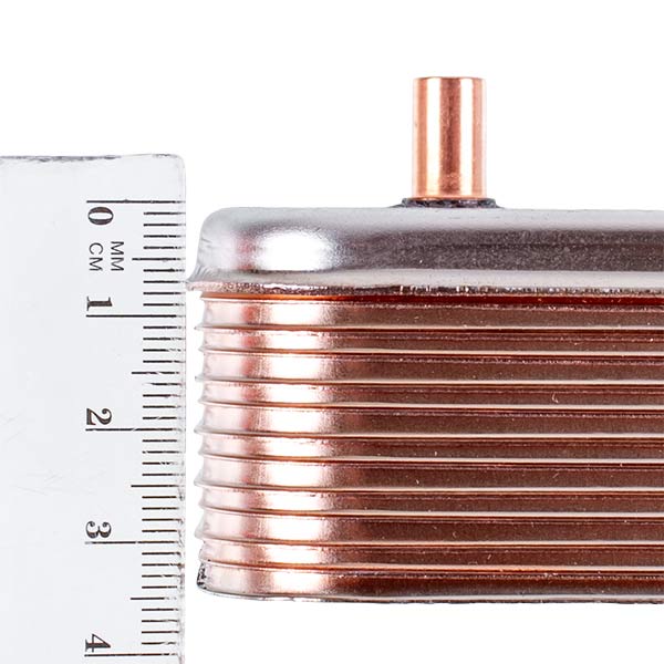 DHW Plate Heat Exchanger (12 plates) for Gas Boiler Fondital Minocra, Nova Florida Nibir 6SCAMPIA07