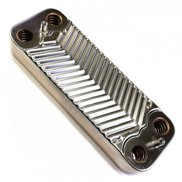 DHW Plate Heat Exchanger (12 plates) for Gas Boiler Compatible with Saunier Duval S1005800