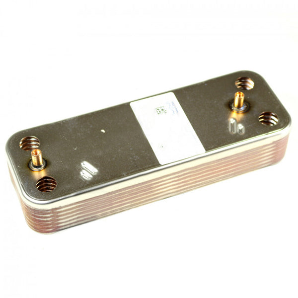DHW Plate Heat Exchanger (14 plates) for Gas Boiler Baxi ECO 3/4S, Luna, Westen Energy, Star, Novaden 5686680