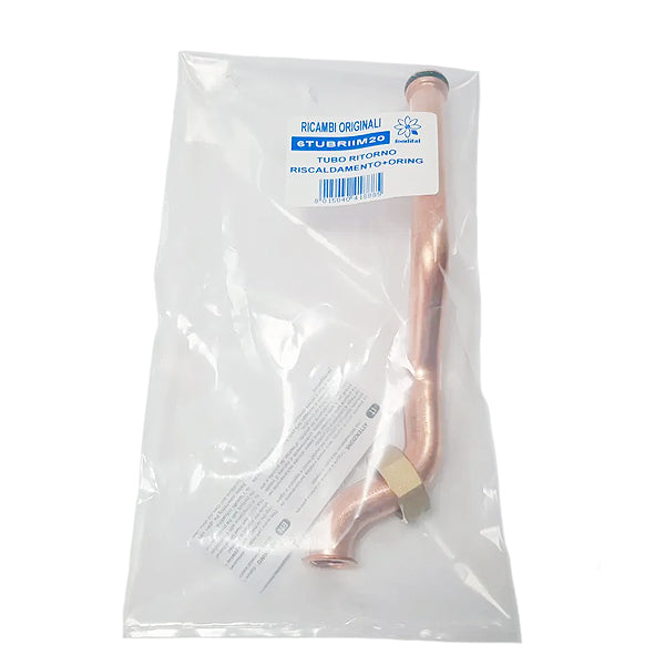 Copper Return Tube for Gas-fired Boiler Fondital Minorca/Antea, Nova Florida Nibir/Delfis 6TUBRIIM20
