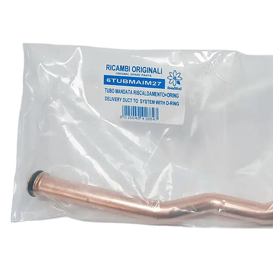 Copper Supply Tube for Gas-fired Boiler Fondital Minorca/Antea, Nova Florida Nibir/Delfis 6TUBMAIM27