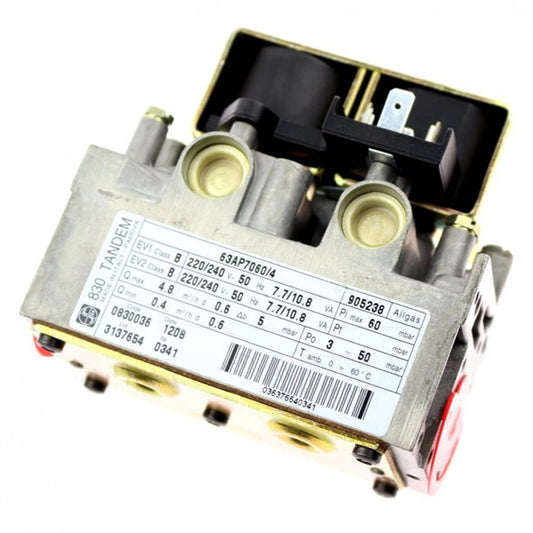 Gas valve 830 TANDEM (0.830.036) energy-dependent for gas boiler up to 60 kW