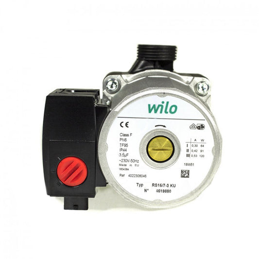 Circulation Pump Assembly Wilo RS 15/7-3-KU 120 W for Condensing Boiler Biasi Multiparva Cond BI1482109