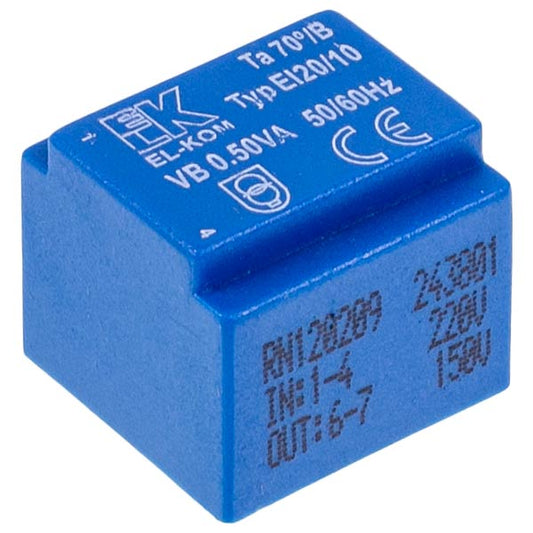 Hermetic step-down Transformer El-Kom 150 V, 0,5 VA for Gas-fired Boiler Control Board RN120209