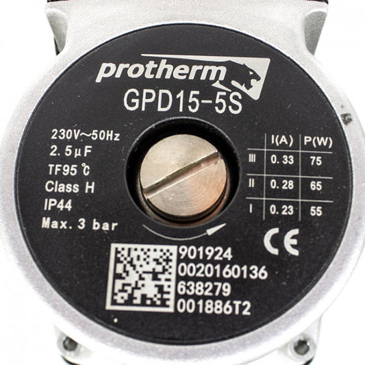 Circulation Pump Аssembly GPD15-5S 75 W for Gas Boiler Protherm Lynx, Jaguar 0020119604