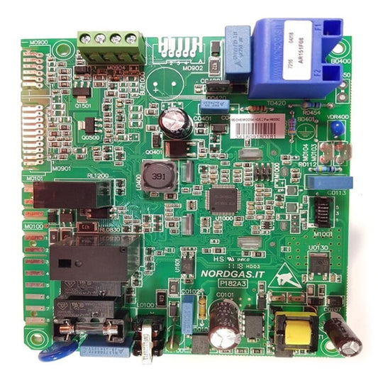 Control Unit Nordgas P182A3 For Gas Boiler Fondital Minorca, Nova Florida Nibir 6SCHEMOD34