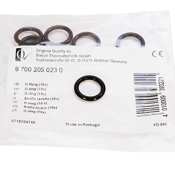 Нeat Еxchanger Тube Gasket O-Ring 13,2x2,2 mm for Gas Boiler Junkers, Bosch 87002050230
