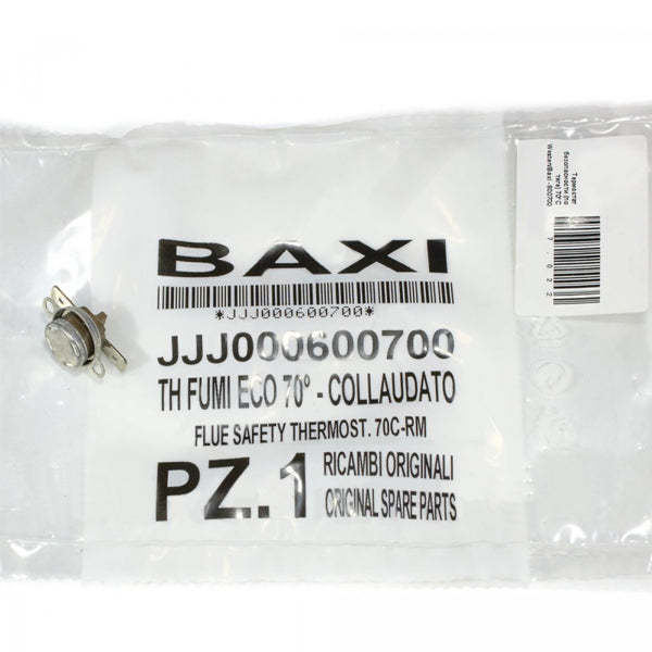 Draft Sensor 70 °C for Gas Boiler Baxi EC0-3, Eco Four, Luna, Main, Nuvola, Westen Pulsar, Quasar 600700