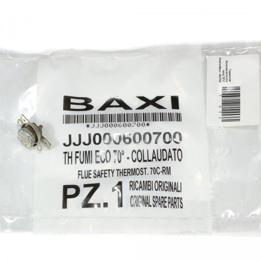 Draft Sensor 70 °C for Gas Boiler Baxi EC0-3, Eco Four, Luna, Main, Nuvola, Westen Pulsar, Quasar 600700