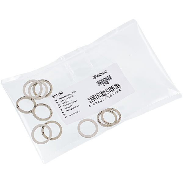 Gasket Set (paronite) 1/2'' (10 pcs.) for Gas-fired Boiler Vaillant 981150