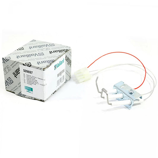 Ignition and ionization electrodes for gas water heater Vaillant AtmoMAG INT/OE 509697