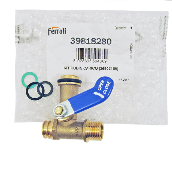 Filling Faucet for Gas Boiler Ferroli Domicompact, Domiproject, Domina, Domitech, FEReasy, Ferella Zip 39818280