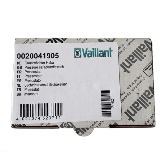 Air Pressure Switch (Presostat) 80/68 Pa for Gas Boiler Vaillant TurboTEC Plus/Pro/exclusiv 0020041905
