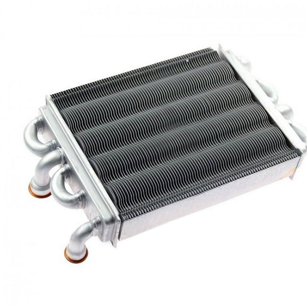 Bithermic Heat Exchanger for Gas Boiler Compatible with Fondital Antea, Nova Florida Delfis 24 kW 6SCAMBIT01