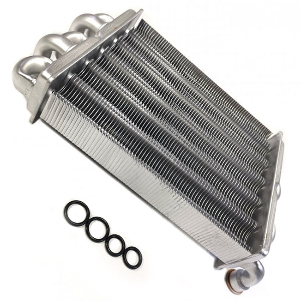 Bithermic Heat Exchanger for Gas Boiler Compatible with Roda Vortech One, Unical Idea 18-24 kW 95262566