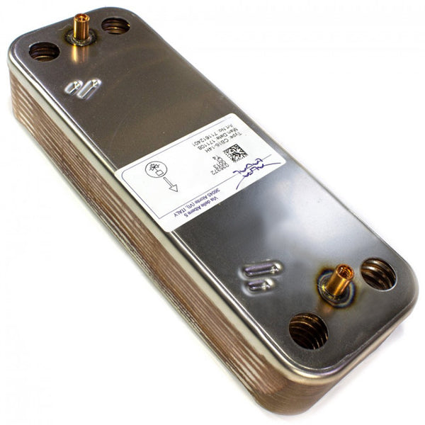 DHW Plate Heat Exchanger (14 plates) for Gas Boiler Baxi Eco 3/Four, Luna-3 Comfort/Duo-Tec, Westen Star 711613000