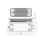 DHW Plate Heat Exchanger (16 plates) for Gas Boiler Buderus Logamax U072, Bosch Gas 6000 87186446250