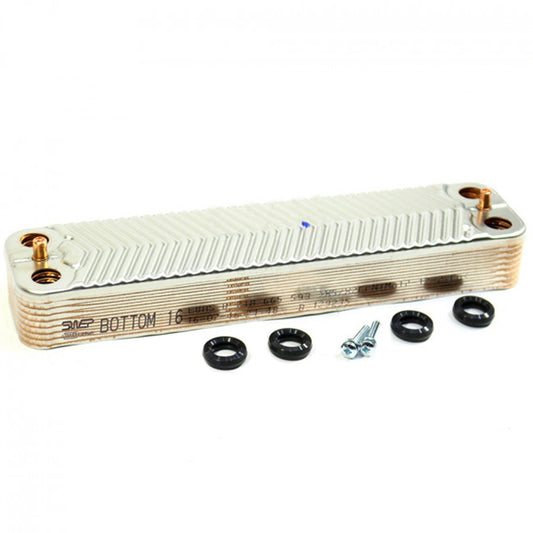 DHW Plate Heat Exchanger Swep (16 plates) for Condensing Boiler Bosch Condens 5000 ZBS 87161064360