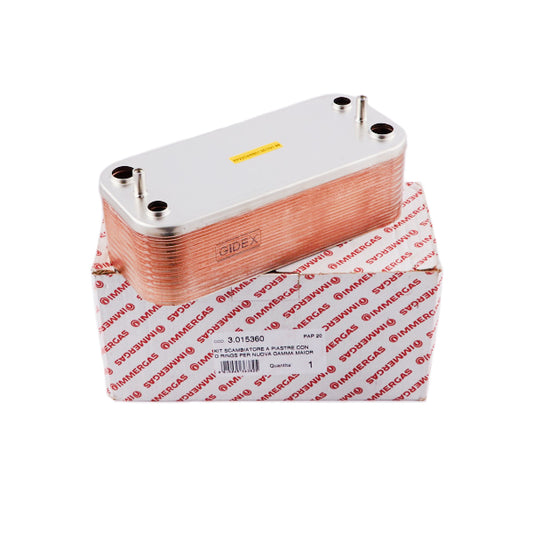 DHW Plate Heat Exchanger Gidex (22 plates) for Gas Boiler Immergas Eolo/Victrix Superior 3.015360
