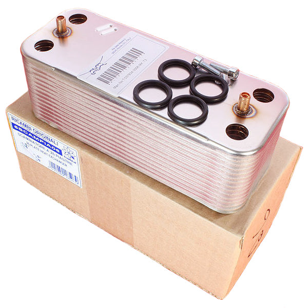 DHW Plate Heat Exchanger (26 plates) for Condensing Boiler Fondital Nias, Tahiti, Nova Florida Libra, Pictor 6SCAMPIA06