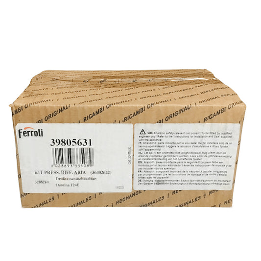 Air Pressure Switch (Presostat) 165/143 Pa for Gas Boiler Ferroli Domina, Domitop, Domicompact 39805631