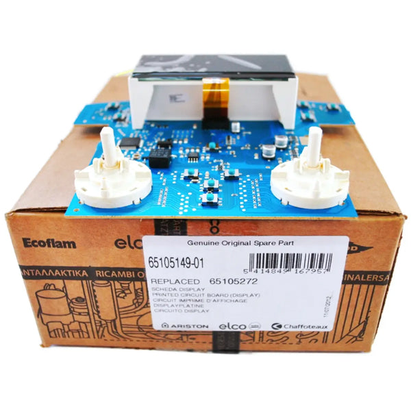 Display Board for Gas Boiler Ariston Genus 65105272