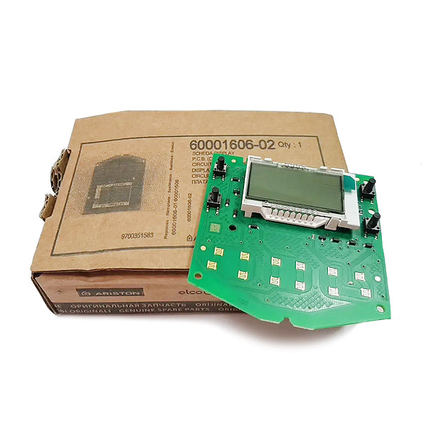 Display Board for Gas Boiler Ariston Egis Plus, Chaffoteaux Alixia Green, Alixia S 60001606-02