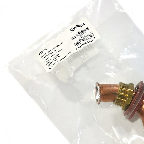 Heat exchanger return pipe for gas boiler Vaillant Atmo/Turbo MAX Plus/Pro (before 2007) 019383