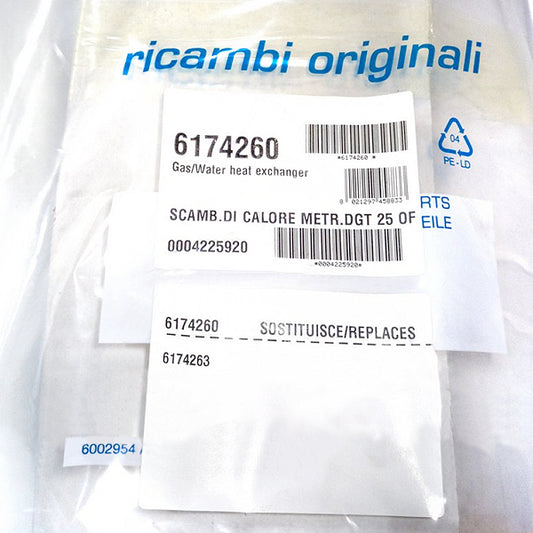 Bithermic Heat Exchanger for Gas Boiler Sime Metropolis DGT 25 OF (up to 2010) 6174260