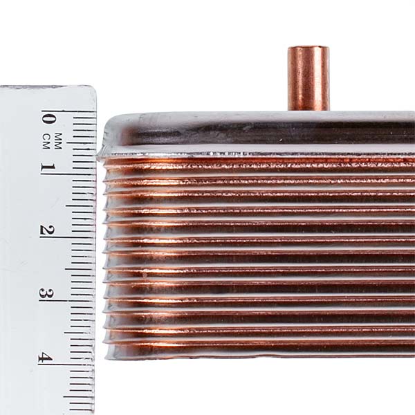 DHW Plate Heat Exchanger Zilmet (14 plates) for Gas Boiler Baxi ECO-3, Eco 4S, Luna, Westen Energy 17B2071400