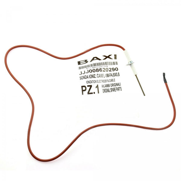 Ionization Electrode with Cable for Floor Gas Boiler Baxi Slim 8620290