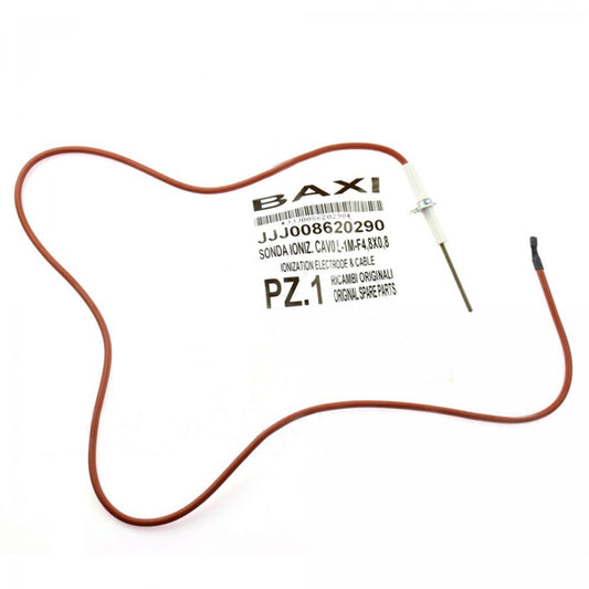 Ionization Electrode with Cable for Floor Gas Boiler Baxi Slim 8620290