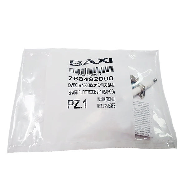 Ignition Electrode for Condensing Boiler Baxi Duo-Tec Compact+, Westen Pulsar Condens 20-24 kW 768492000
