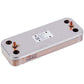 DHW Plate Heat Exchanger (10 plates) for Gas Boiler Protherm Jaguar, Lynx, Puma Condens MKV-AS/1 0020123131
