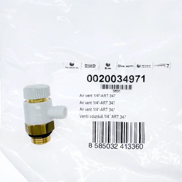 Drain tap 1/4" for gas boiler Protherm Leopard, Panther, Tiger v.17, electric boiler Scat v.11 0020034971