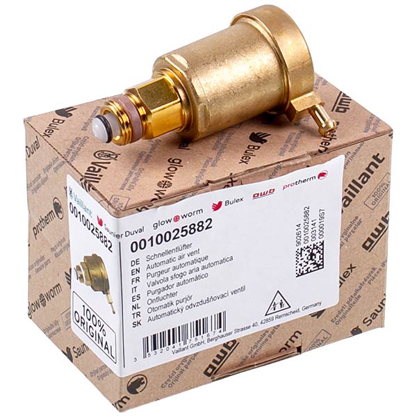 Automatic Air Vent (deaerator) 3/8'' for Electric Boiler Protherm Skat KE/14 Ray 0010025882