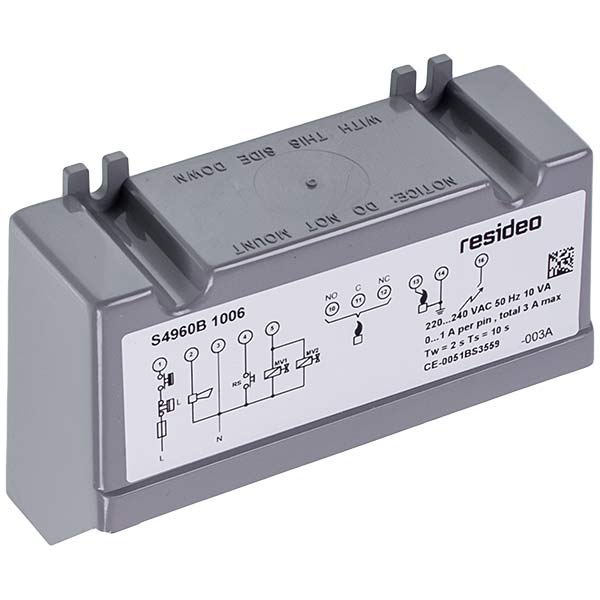 Ignition Block Honeywell S4960B 1006 (S4560B) for Gas Boiler Protherm 120SOO/10, /11 0020027517