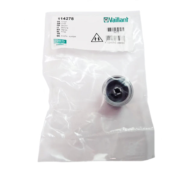 Control knob (round) for gas column Vaillant MAG, MAG premium 114278
