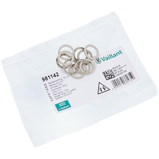 Gasket for 1/2" Union Nut for Gas Boiler Compatible with Vaillant 981142